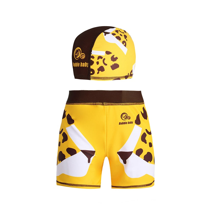 Hot Seller Kids Swimsuit Cartoon Print Swim Trunk Swimwear Baby Boy Children Beach Short Bath Short 5-12T Drop Shipping