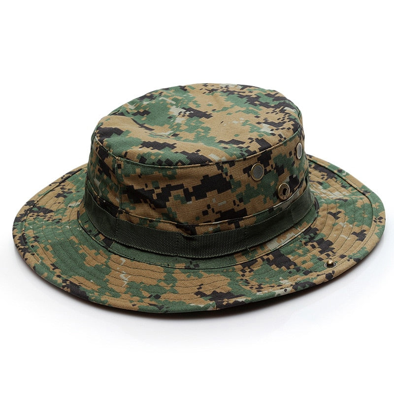 US Army Camouflage BOONIE HAT Thicken Military Tactical Cap Hunting Hiking Climbing Camping MULTICAM HAT 20 Color AF056