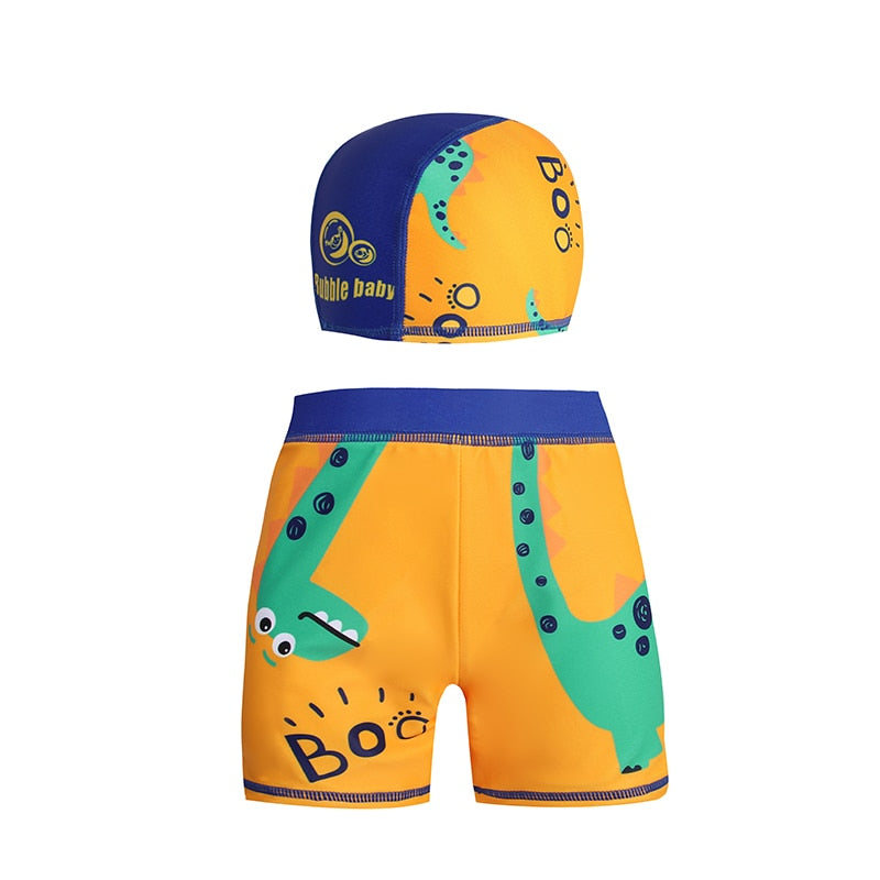 Hot Seller Kids Swimsuit Cartoon Print Swim Trunk Swimwear Baby Boy Children Beach Short Bath Short 5-12T Drop Shipping