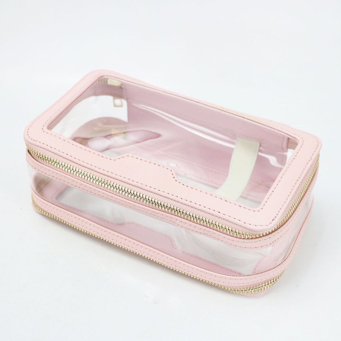Customized Genuine Leather Travel Cosmetic Bag Fashion Waterproof Toiletry Bag New Makeup Storage Bag Clear Pvc Cosmetic Bag