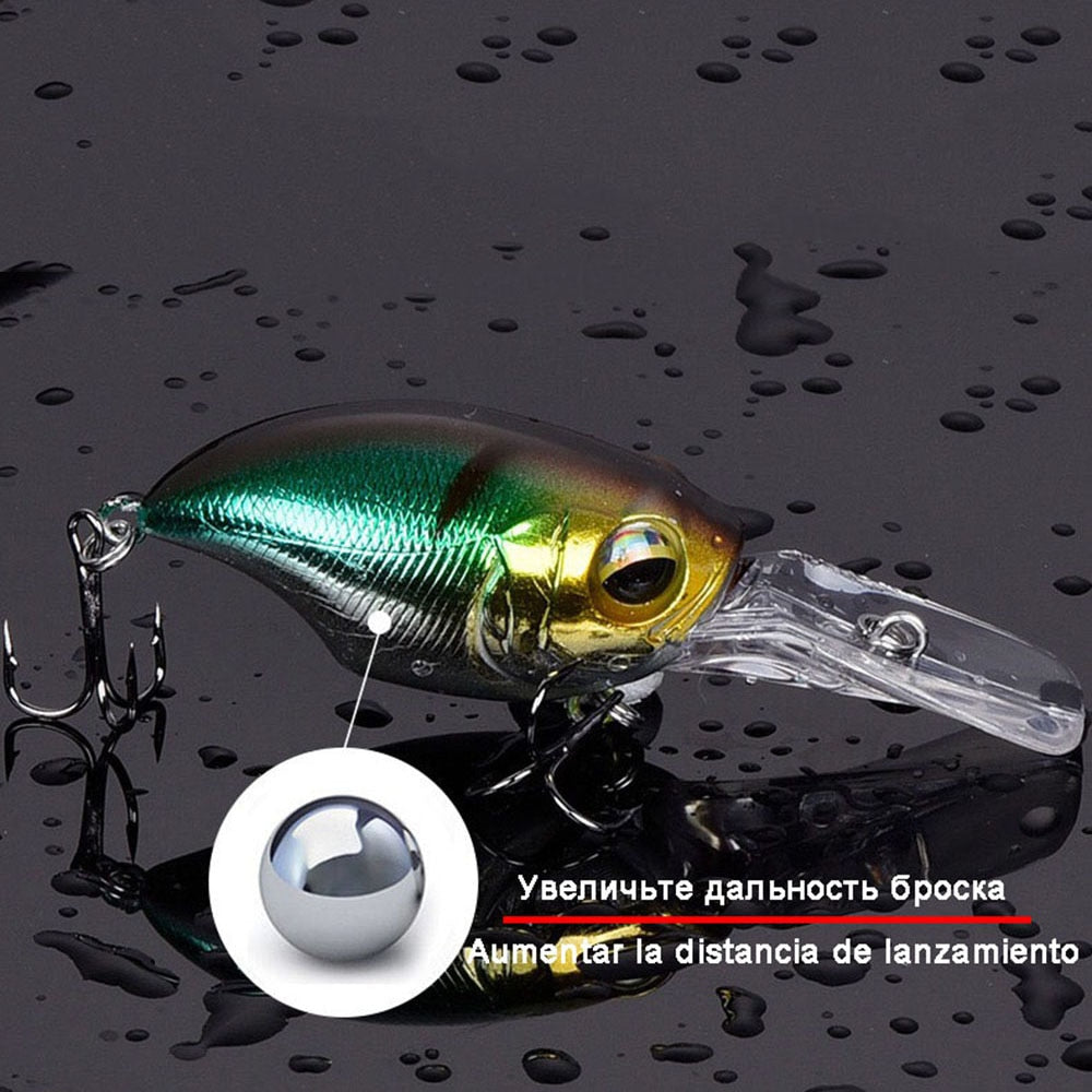 Crankbait Jerkbait Swim Hard Fishing Wobbler Lure Bait Bass Minnow Swimbait Pesca For Perch Pike Sea Isca Artificial Tackle