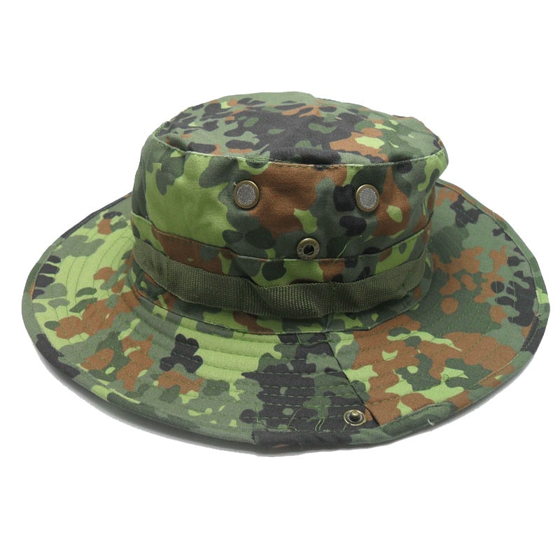 US Army Camouflage BOONIE HAT Thicken Military Tactical Cap Hunting Hiking Climbing Camping MULTICAM HAT 20 Color AF056