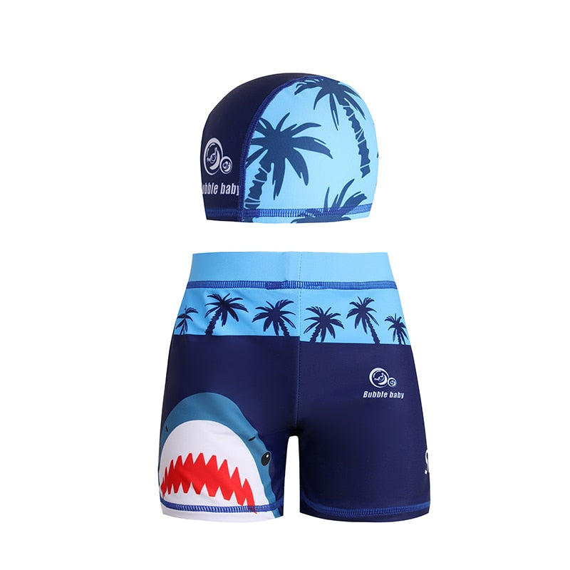 Hot Seller Kids Swimsuit Cartoon Print Swim Trunk Swimwear Baby Boy Children Beach Short Bath Short 5-12T Drop Shipping