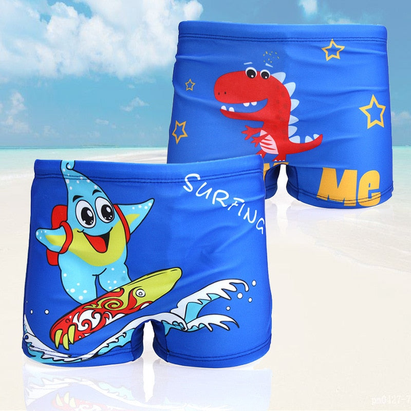 Fashion Kids Cartoon Swimwear Baby Boy Swim Trunk Beach Short for Toddler Children Swimming Clothes