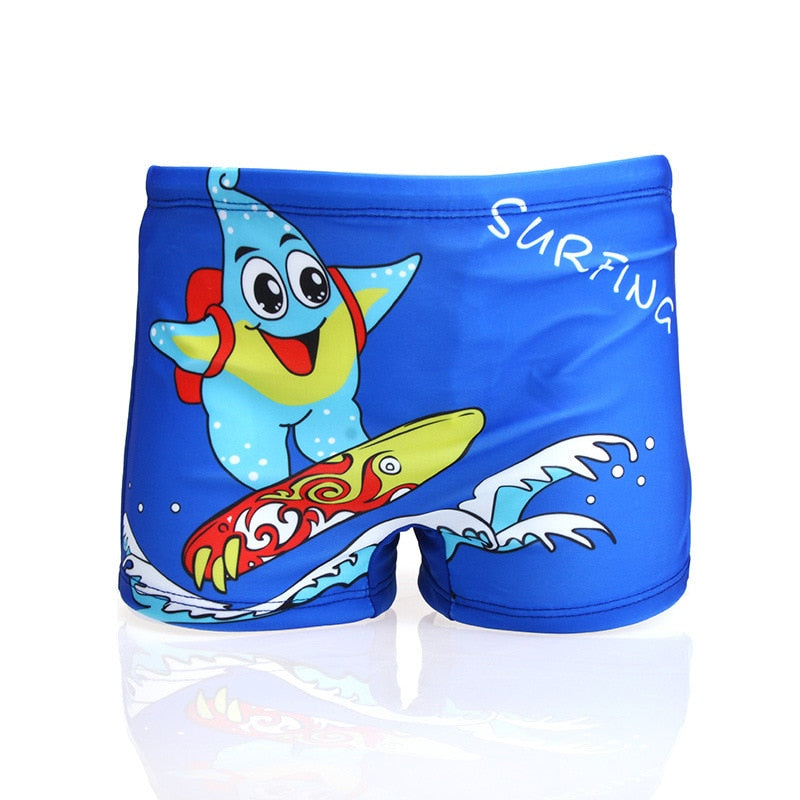 Fashion Kids Cartoon Swimwear Baby Boy Swim Trunk Beach Short for Toddler Children Swimming Clothes