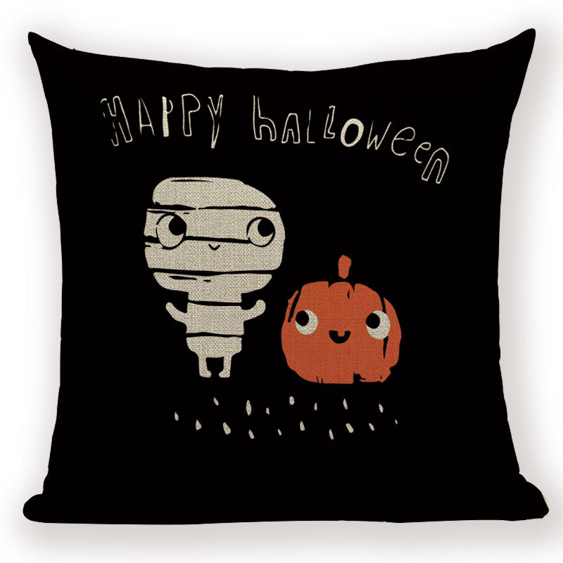 Merry Halloween Trick or Treat Happy Halloween Demon Creative  Festival Decor Home Adult Birthday Decoration Bed Cushion Cover