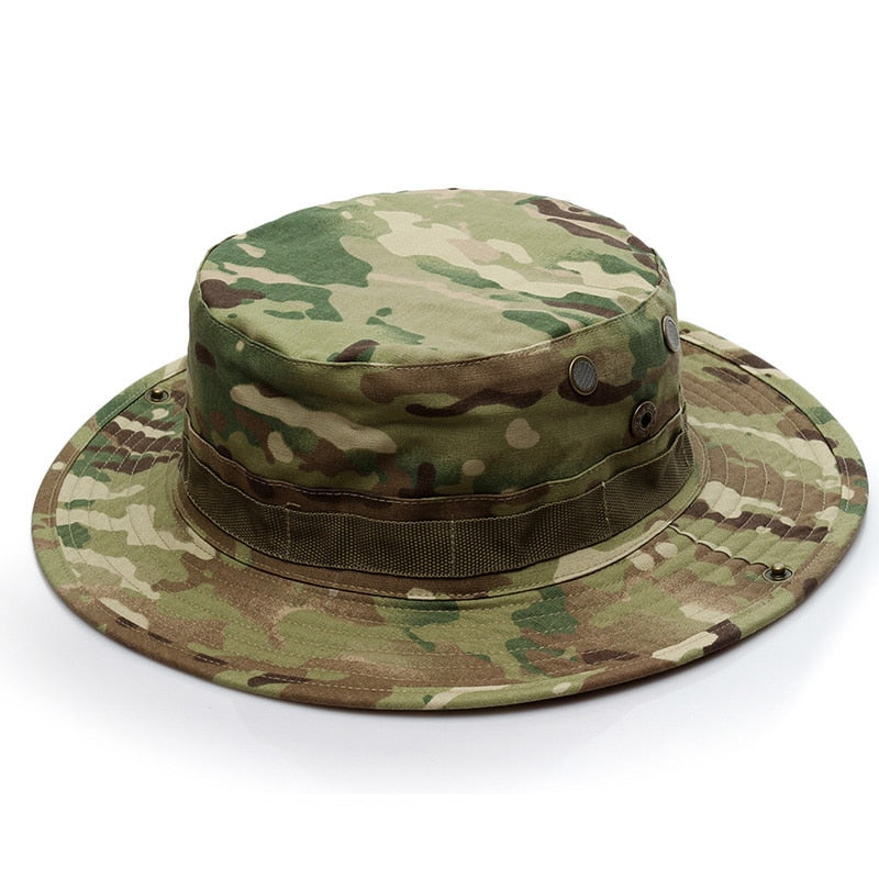 US Army Camouflage BOONIE HAT Thicken Military Tactical Cap Hunting Hiking Climbing Camping MULTICAM HAT 20 Color AF056