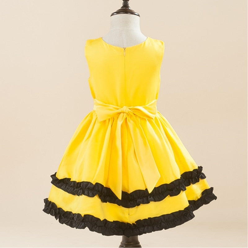 Girls Princess Cosplay Costume Cute Ball Gown Kids Lovely Dress Halloween Masquerade Costumes Birthday Party Princess Vestidos
