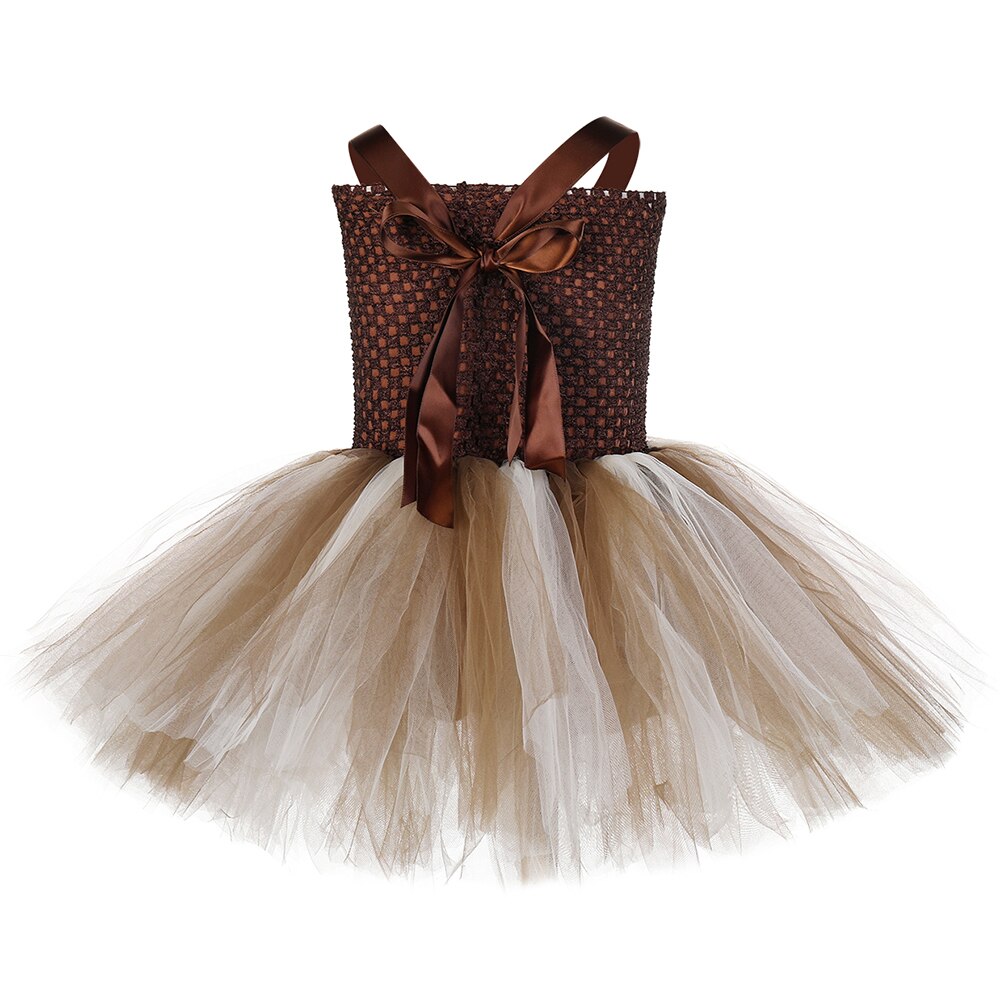 Girls Giraffe Costume Set Kids Halloween Tutu Dress Zoo Animal Outfit Toddler Baby Girl Fancy Birthday Party Dresses Vestido