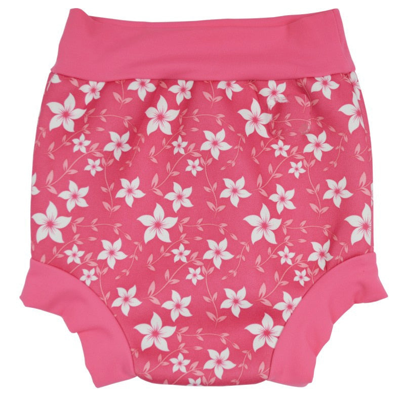 Infant Children Leakproof Swimming Nappies Newborn Baby High Waist Swimming Trunks Baby Boys Girls Cartoon Printed Swim Diapers