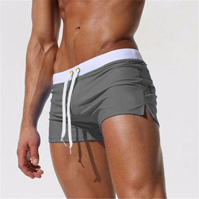 ALSOTO Swimwear Men Swimsuit Brand Shorts Mens Briefs Summer Swim Suit Sexy Mayo Sunga Beach Shorts Stroj Kapielowy Badpak