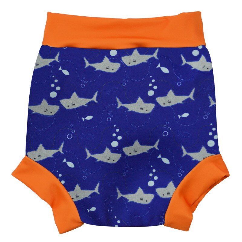 Infant Children Leakproof Swimming Nappies Newborn Baby High Waist Swimming Trunks Baby Boys Girls Cartoon Printed Swim Diapers