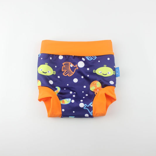 Infant Children Leakproof Swimming Nappies Newborn Baby High Waist Swimming Trunks Baby Boys Girls Cartoon Printed Swim Diapers