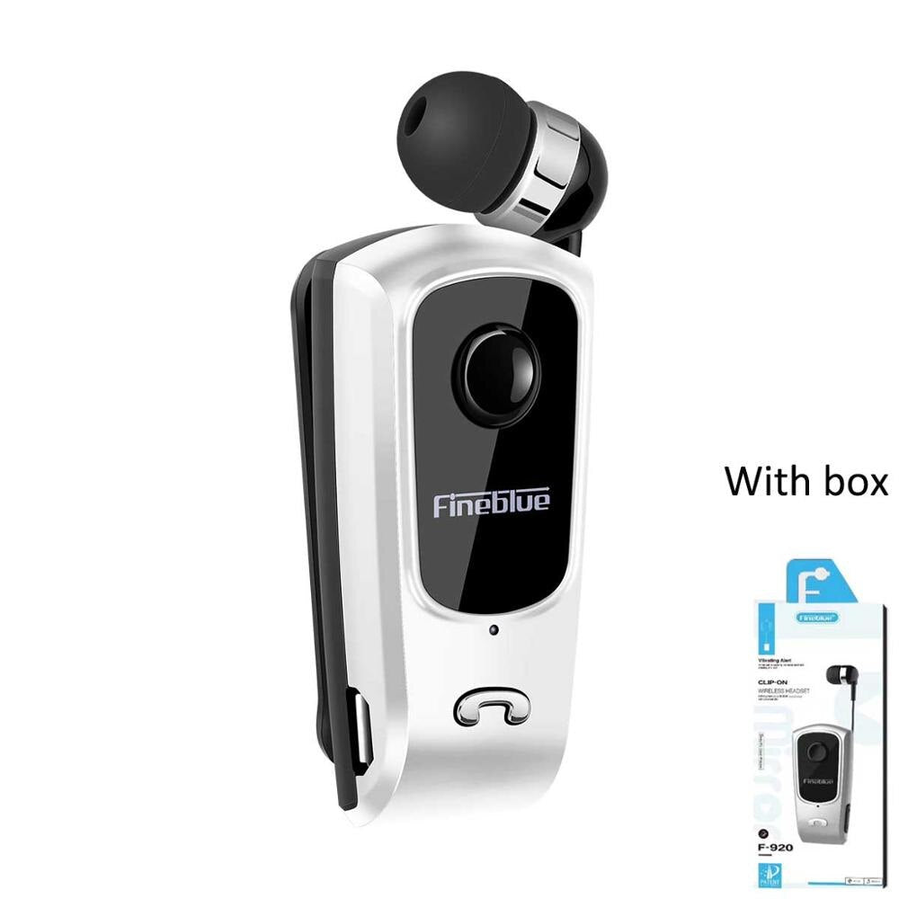 Fineblue F920 Mini Wireless Bluetooth Earphone  Telescopic Type Business Earphone Vibration Alert Wear Stereo Sport Earphone