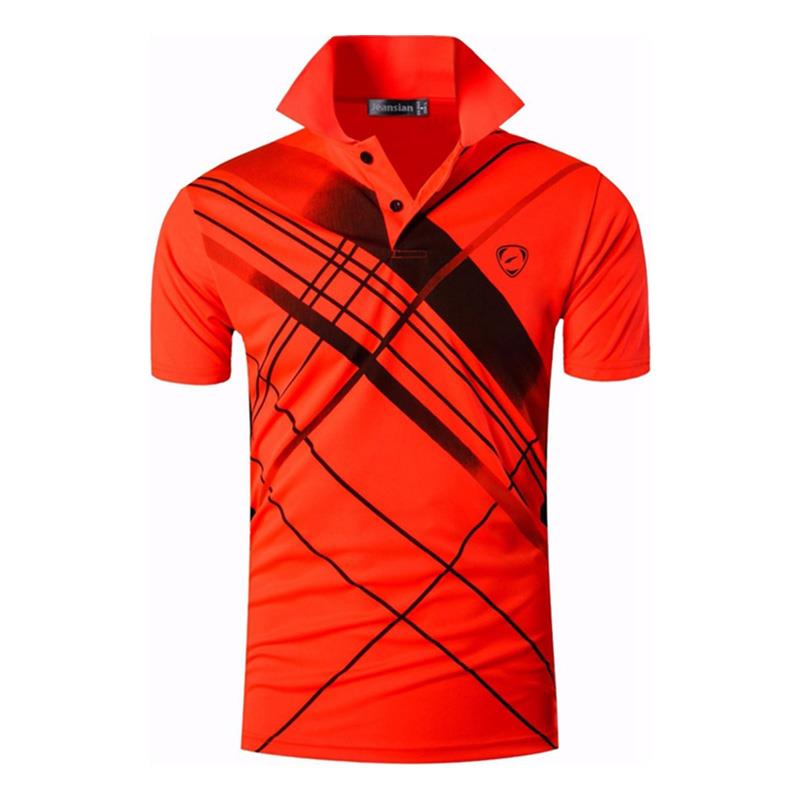 jeansian Men's Sport Tee Polo Shirts Poloshirts Casual Wear Golf Tennis Badminton Dry Fit Short Sleeve LSL224