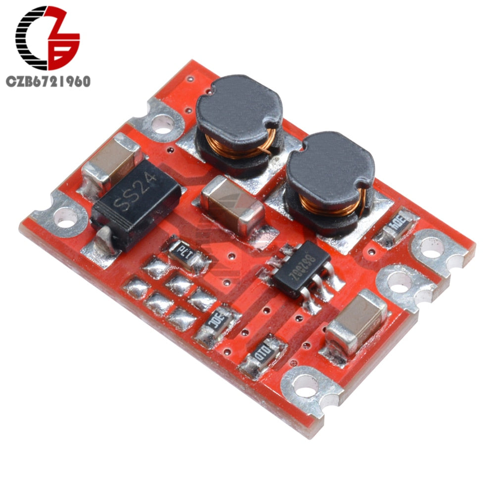 DC-DC Auto Boost Buck Converter Module DC 2.5-15V to DC 3.3V 4.2V 5V 9V 12V Step Up Down Voltage Regulator Power Inverter Supply