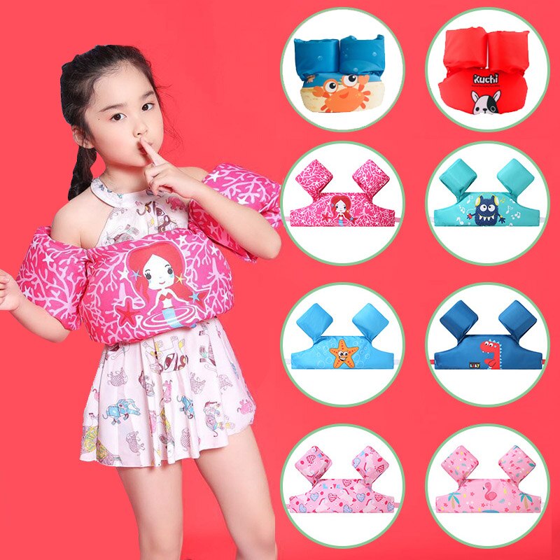 New Baby Swim Rings Puddle Jumper Baby Life Vest Child Life Jacket 2-6 Years Old Boy Girl Children Vest Form Polyester