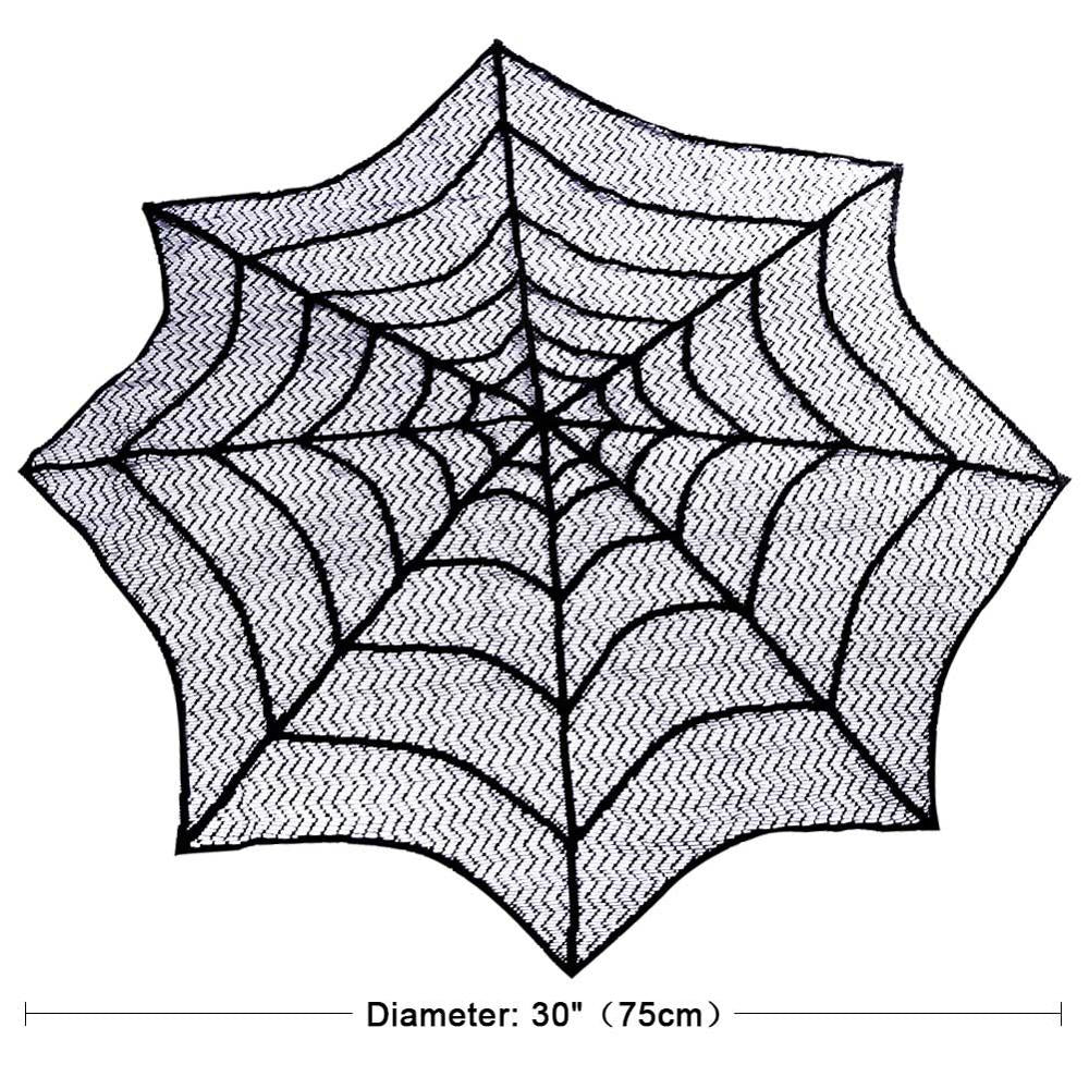 OurWarm Halloween Party Spider Game Pumpkin String Light Ghost Hanging Table Mat Treat Trick Horror Props Halloween Decorations