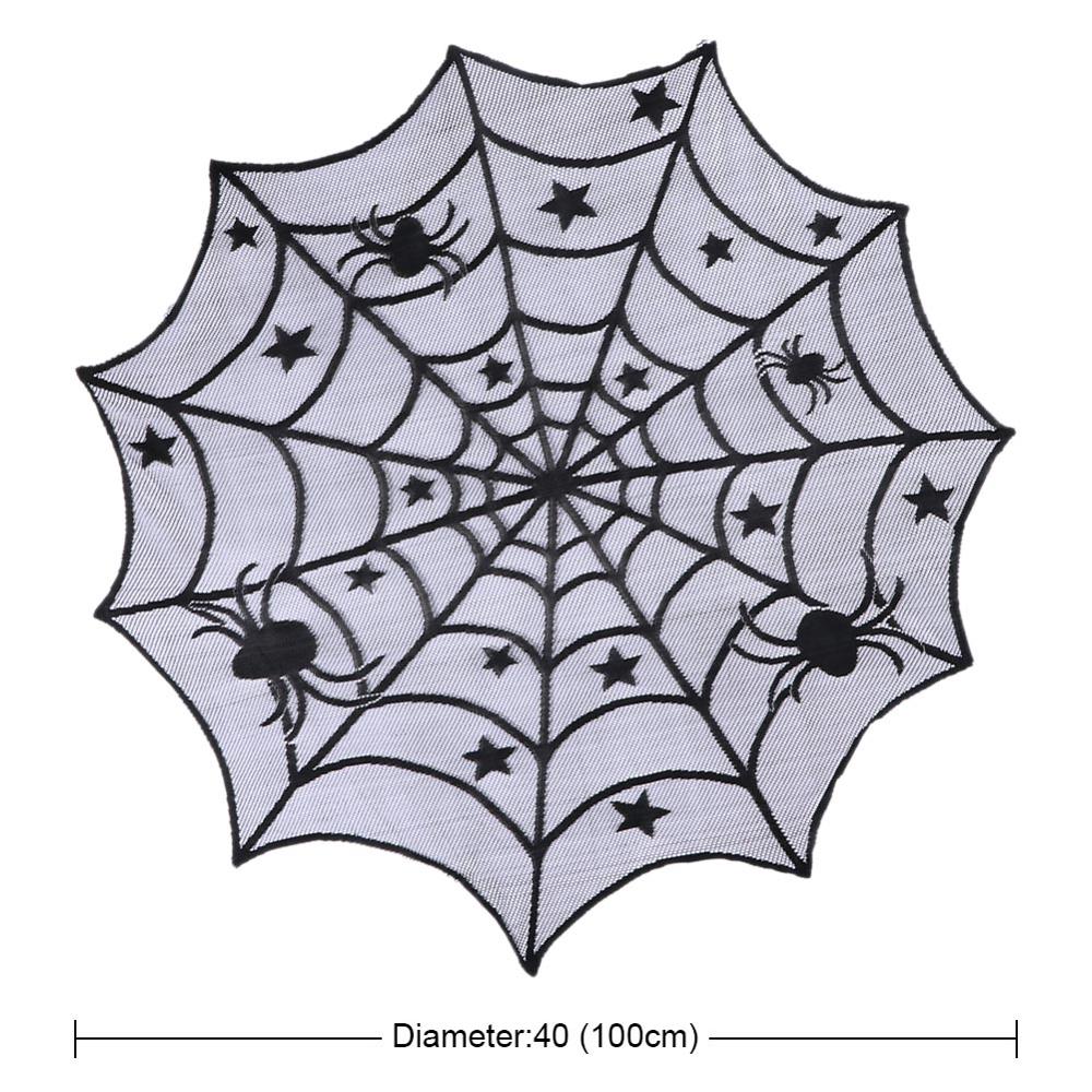OurWarm Halloween Party Spider Game Pumpkin String Light Ghost Hanging Table Mat Treat Trick Horror Props Halloween Decorations