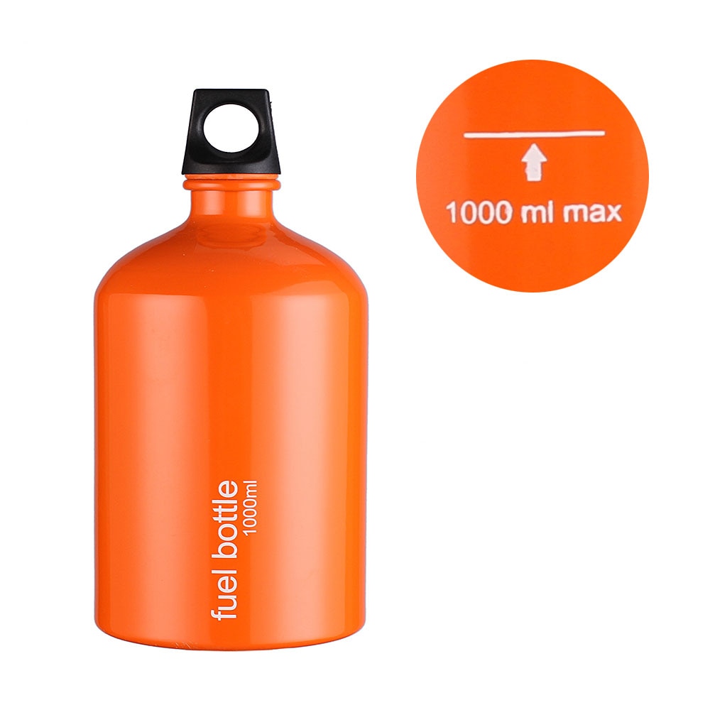 BRS Aluminum Oil Fuel Bottle Alcohol Gasoline Diesel Kerosene For Outdoor Picnic Oil-burning Camping Stove 530ml 750ml 1000ml