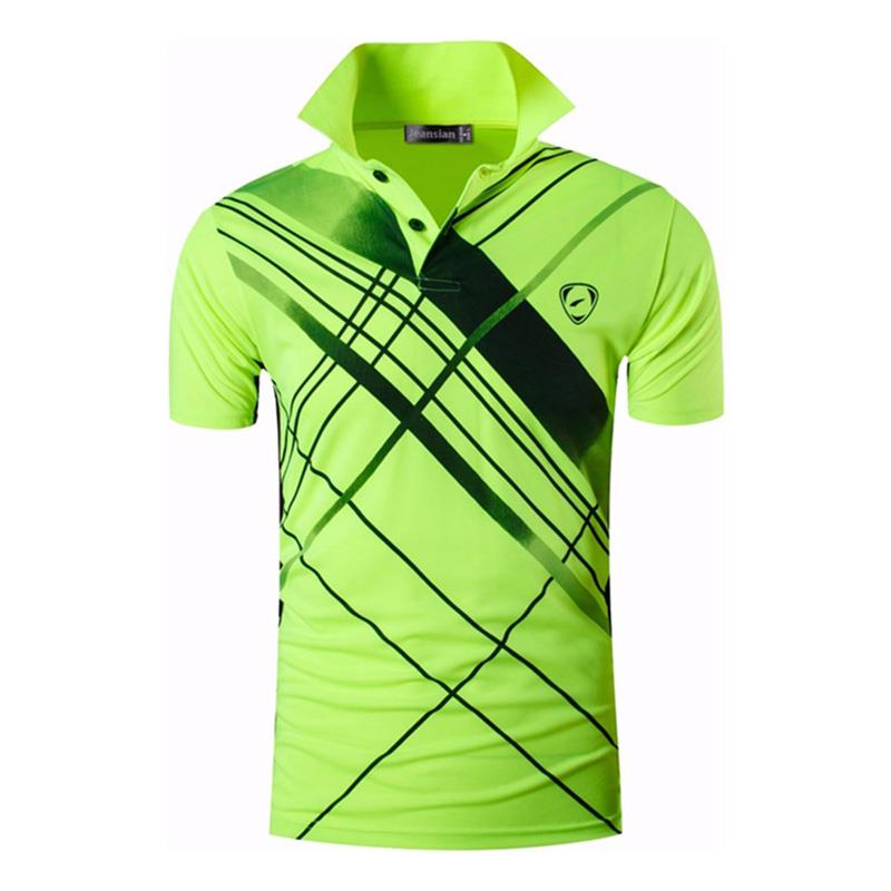 jeansian Men's Sport Tee Polo Shirts Poloshirts Casual Wear Golf Tennis Badminton Dry Fit Short Sleeve LSL224