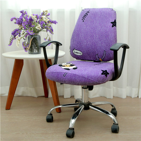 Office Chair Covers Elastic Armchair Seat Cover Dustproof Seat Chair Protector Cover Rotating Lift Computer Chair Seat Silpcover