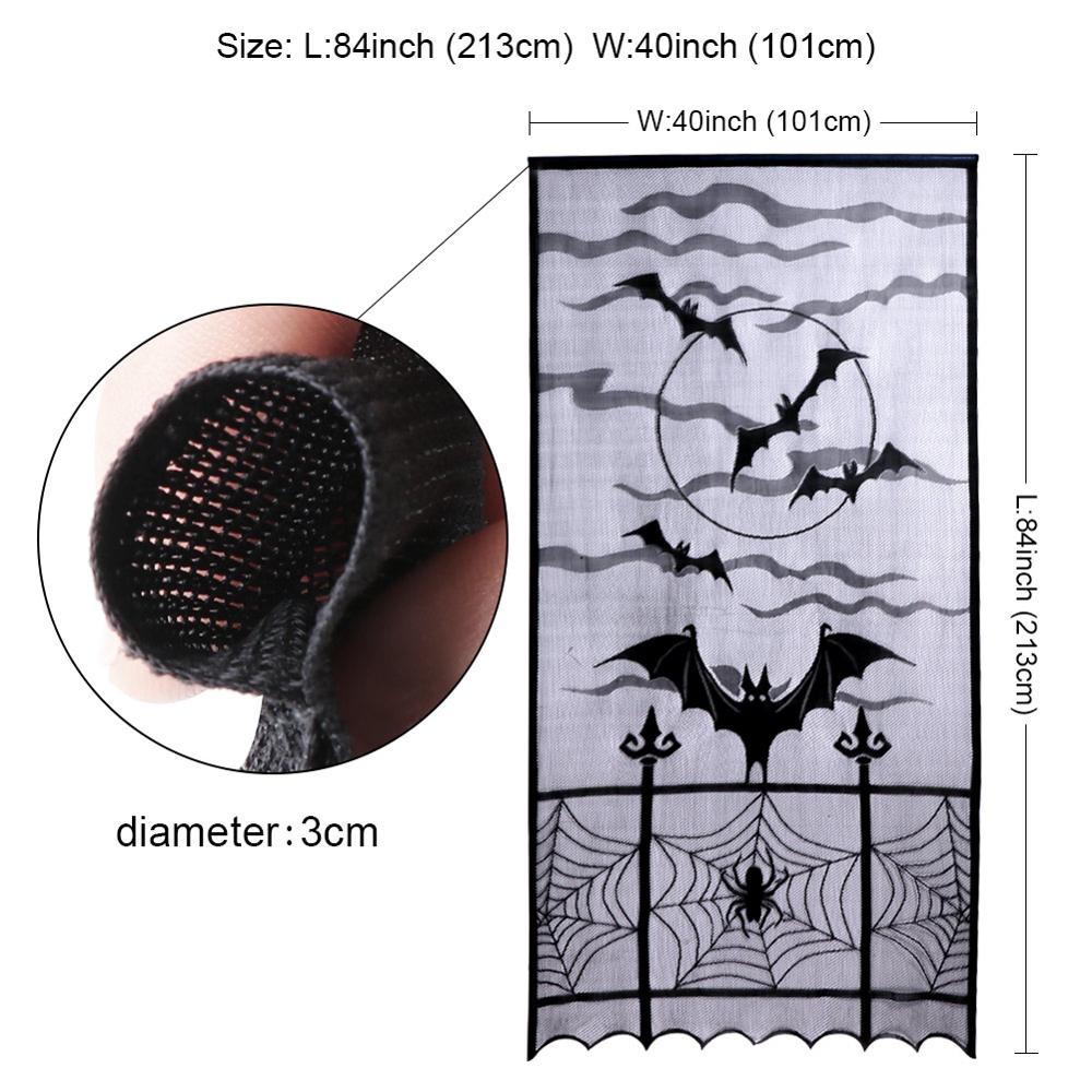 OurWarm Halloween Party Spider Game Pumpkin String Light Ghost Hanging Table Mat Treat Trick Horror Props Halloween Decorations