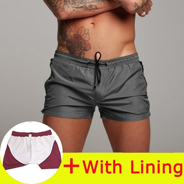 2023 New Mens Swimsuit Sexy Swimwear Men Swimming Shorts Men Briefs Beach Shorts Sports Suits Surf Board Shorts Men Swim Trunks