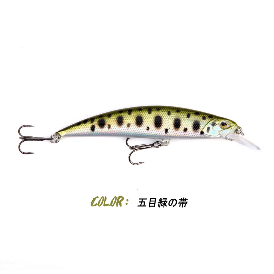 New 105mm 16g Slowly Sinking Minnow Fishing Lures Artificial Swim Bait for Pike Bass Predator Jekbait SPEARHEAD RYUKI