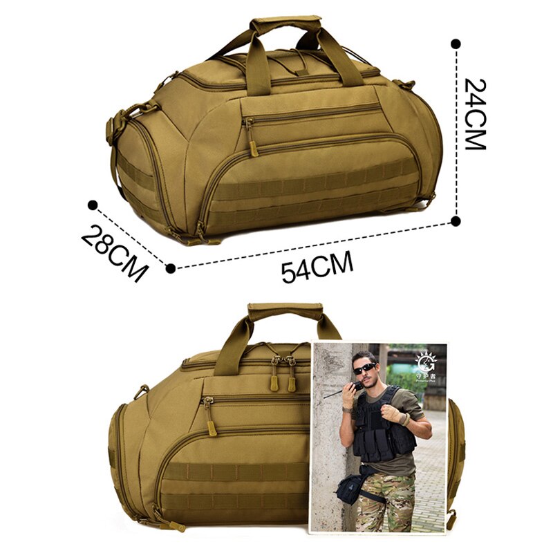 Outdoor Sports Backpack Tactical Army Bag for Men Camping Hunting Shoulder TacticasSport 35L 45L Military BagTravel Bag XA996WD