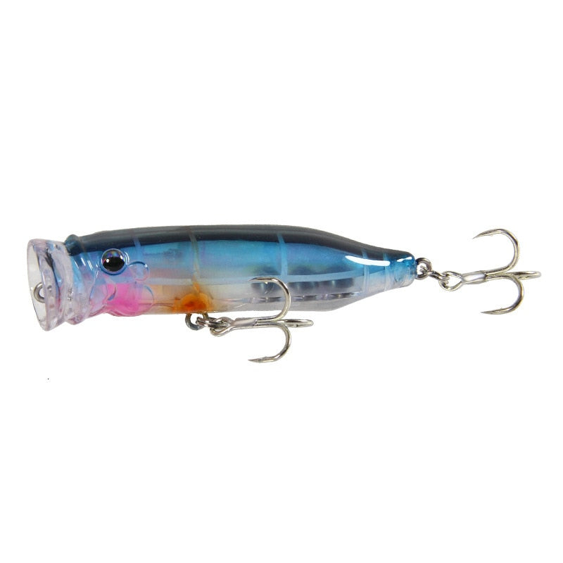 Popper Fishing Lures Weights 9.4g Topwater Lureisca Artificial Fishing Lure Fish Swim Bait Tackle Equipment Articulos De Pesca