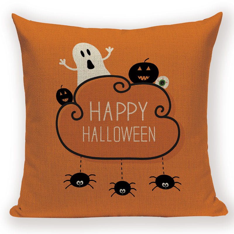 Merry Halloween Trick or Treat Happy Halloween Demon Creative  Festival Decor Home Adult Birthday Decoration Bed Cushion Cover