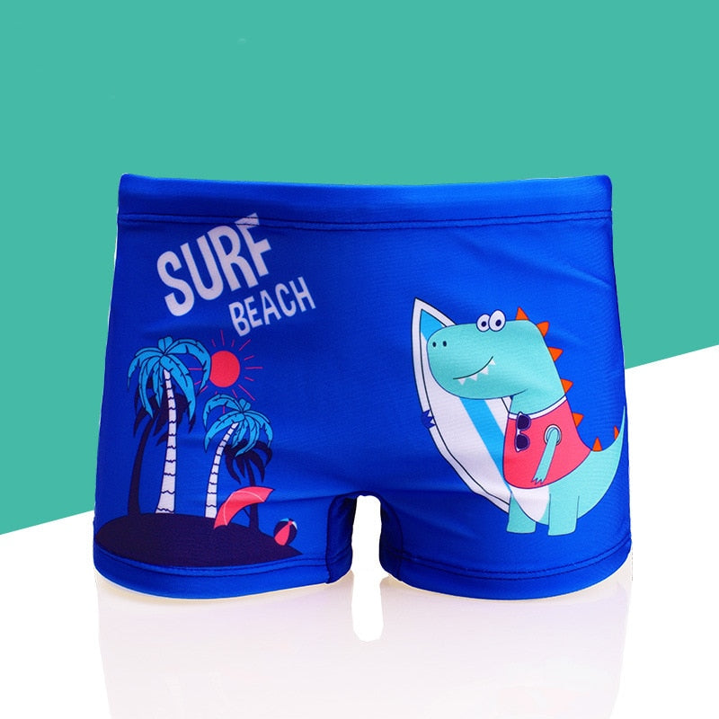 Fashion Kids Cartoon Swimwear Baby Boy Swim Trunk Beach Short for Toddler Children Swimming Clothes