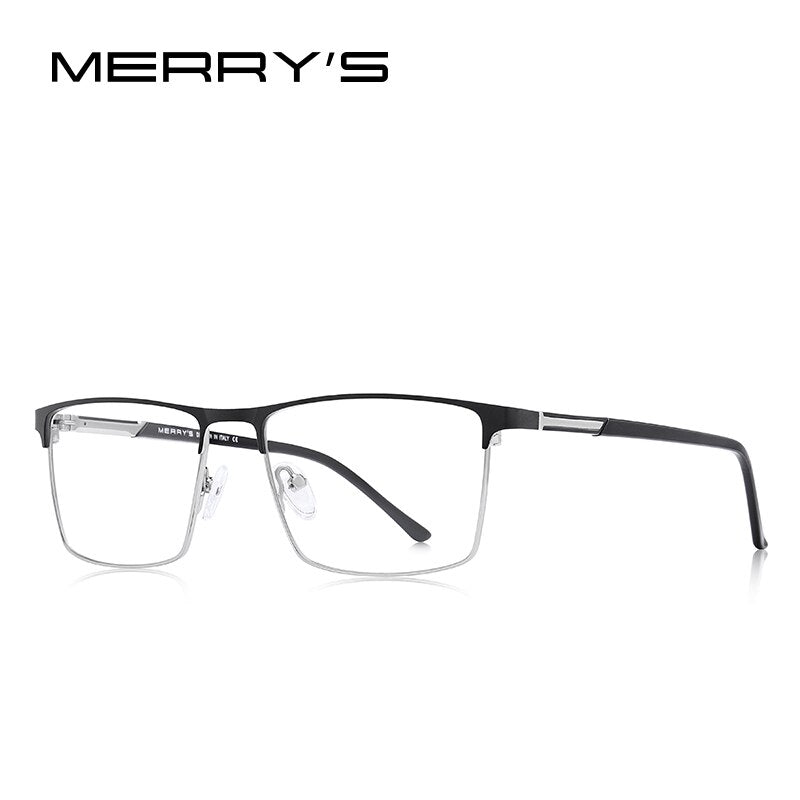MERRYS DESIGN Men Luxury Glasses Frame Male Square Optical  Business Style Myopia Prescription Hyperopia Alloy Eyeglasses S2052
