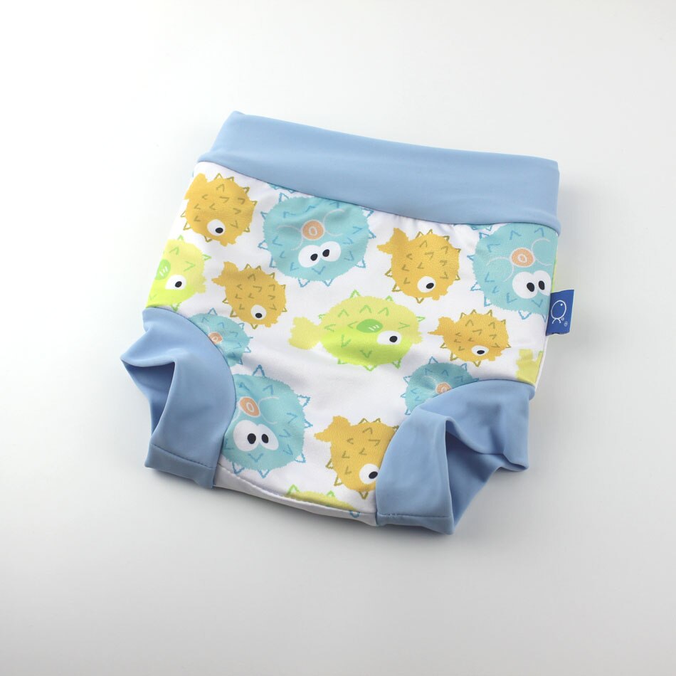 Infant Children Leakproof Swimming Nappies Newborn Baby High Waist Swimming Trunks Baby Boys Girls Cartoon Printed Swim Diapers