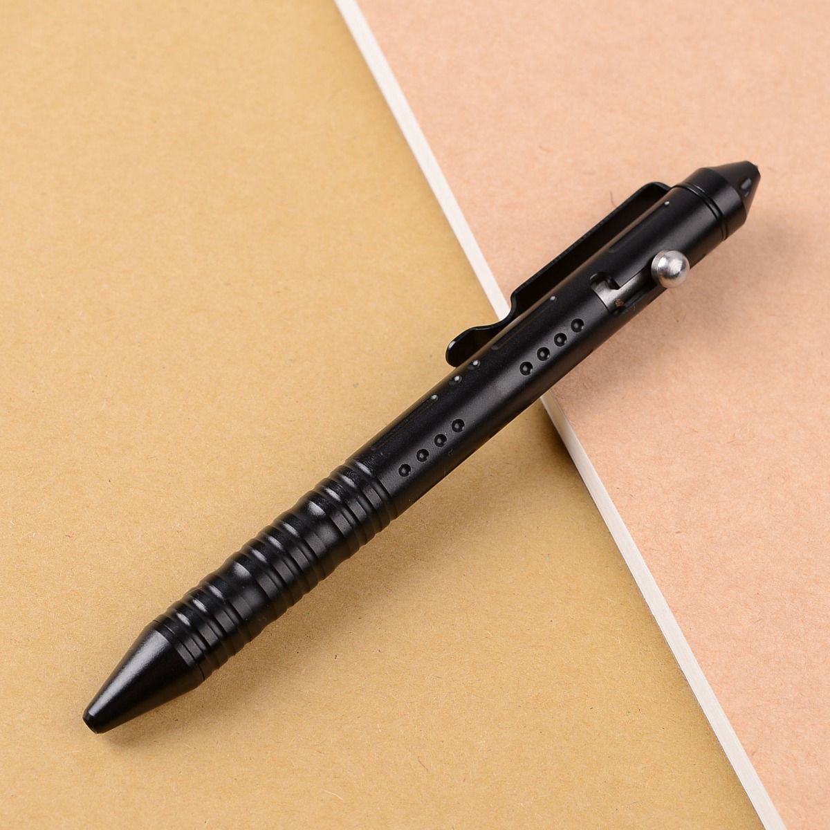 Portable Tactical Pen Self Defense Glass Breaker Aluminum Alloy EDC Tool For Outdoor Camp Emergency Kit Ball Point Pen