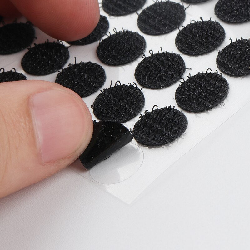 Adhesive Self Adhesive Fastener Tape Hooks and Loops Dot Sticker Tape Nylon Home Klitterband Glue