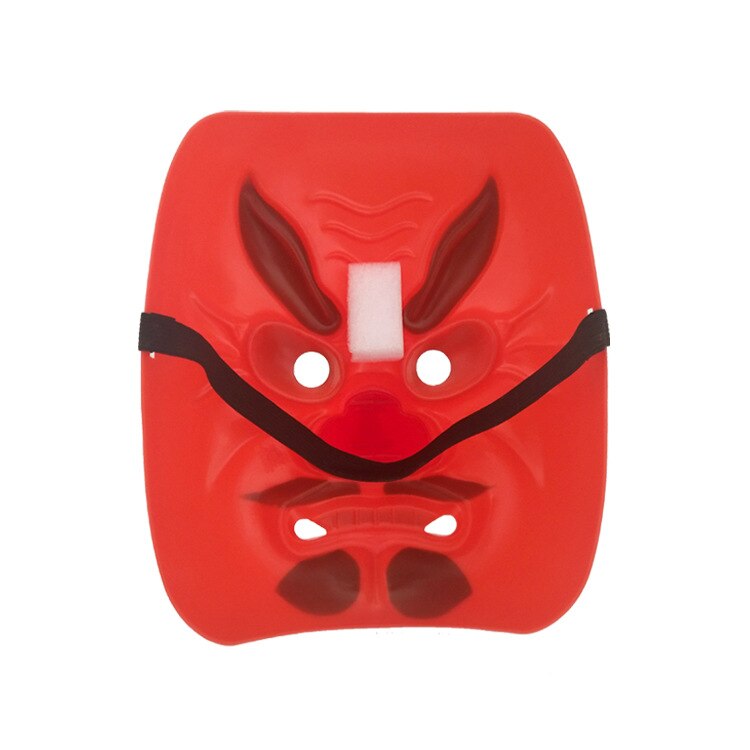 Plastic Tengu Long Nose Mask Horror Japanese Warrior Mask Halloween Festive Holiday Cosplay Mask Kit Party Supplies