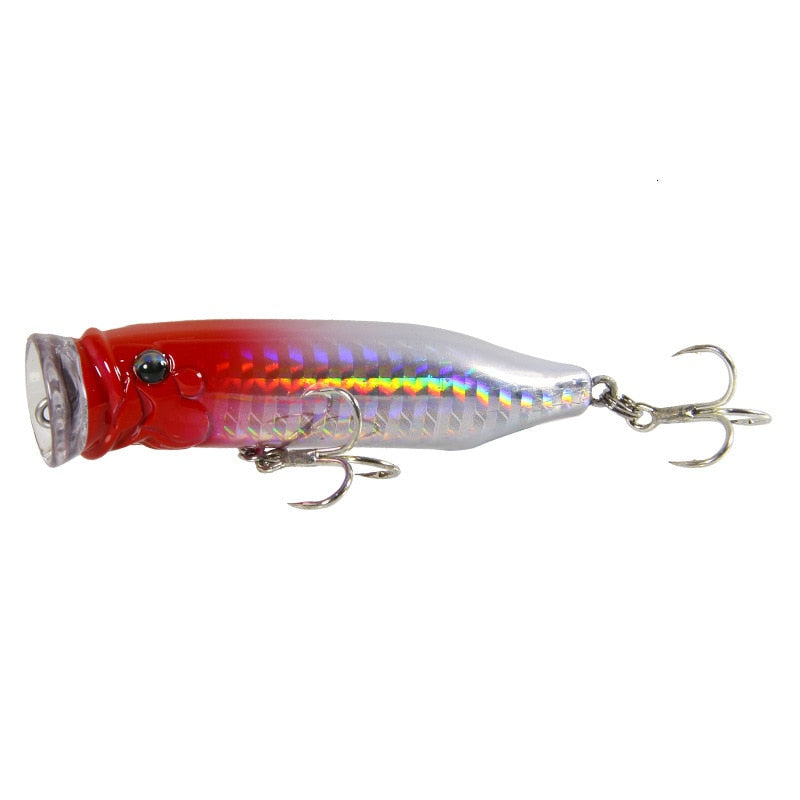 Popper Fishing Lures Weights 9.4g Topwater Lureisca Artificial Fishing Lure Fish Swim Bait Tackle Equipment Articulos De Pesca