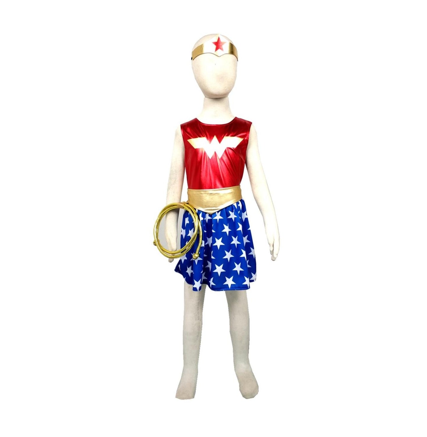 SuperHero Girls Costume for Kids TuTu Dress  Halloween Costume (3-9Years) Wonder Girls Party Dress