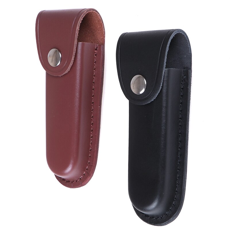 Fold Knife Tool Flashlight Belt Loop Case Holder Leather Sheath Holster Pouch Bag Pocket Hunt Camp Outdoor Carry Multi Gear