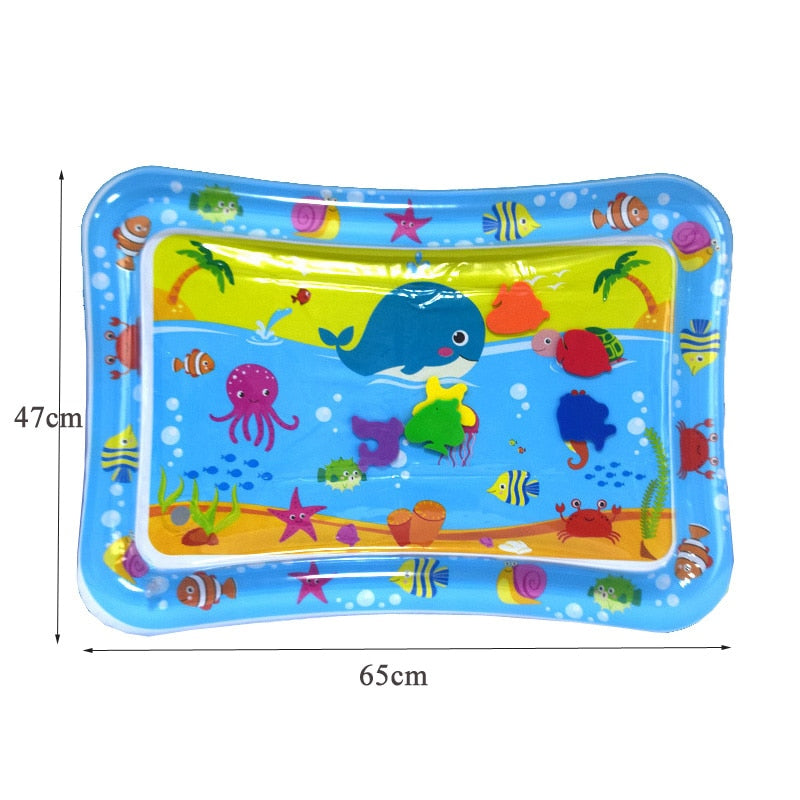 Inflatable Baby Play Mat Infant Water Spray Pad Toddler Activity Playmat Center Water Mat Baby Tummy Gym Toys