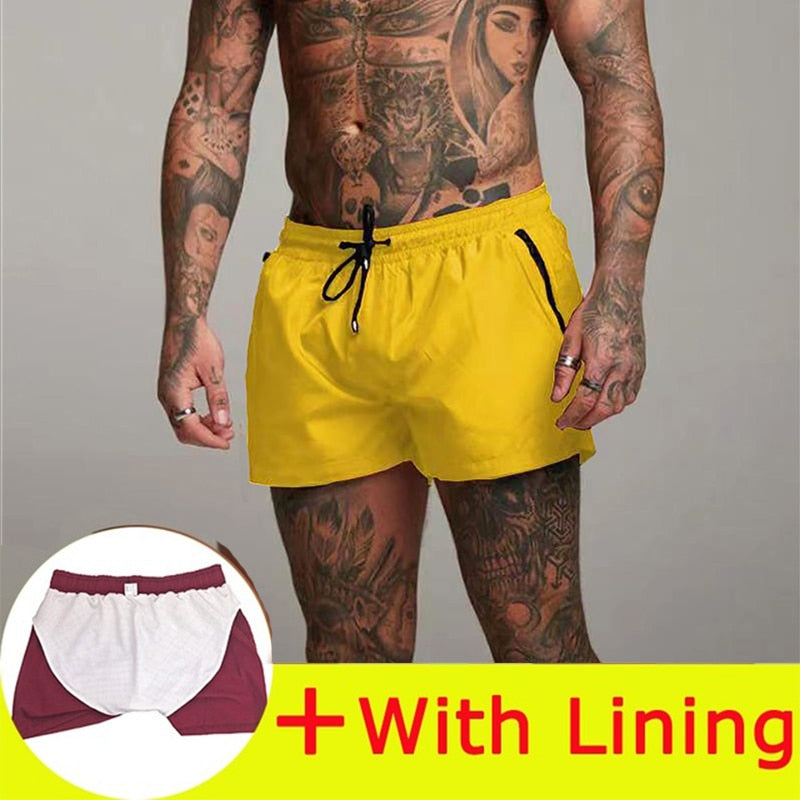 2023 New Mens Swimsuit Sexy Swimwear Men Swimming Shorts Men Briefs Beach Shorts Sports Suits Surf Board Shorts Men Swim Trunks