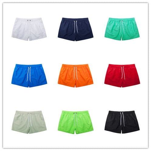 Pocket Swimming Shorts For Men Swimwear Man Swimsuit Swim Trunks Summer Bathing Beach Wear Surf  beach Short board pants Boxer