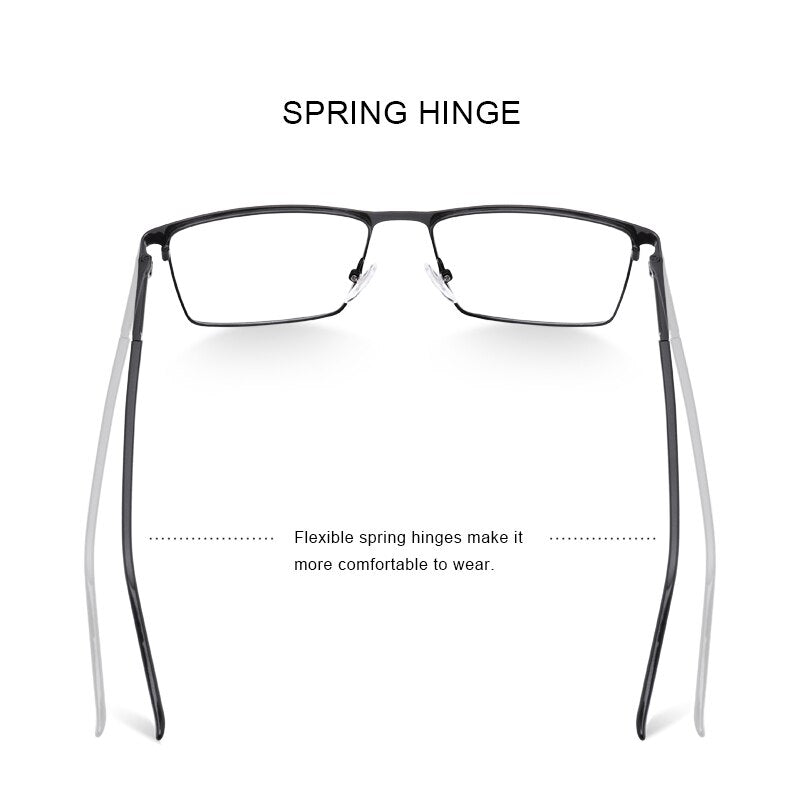 MERRYS DESIGN Men Luxury Glasses Frame Male Square Optical  Business Style Myopia Prescription Hyperopia Alloy Eyeglasses S2052
