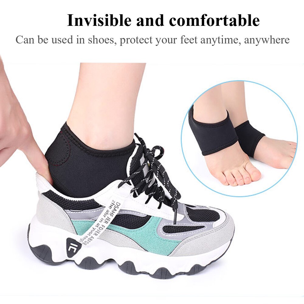 Fascitis Plantar Heel Protector Socks for Achilles Tendonitis Calluses Heel Spurs Cracked Pain Relief Cushion Foot Heel Pads