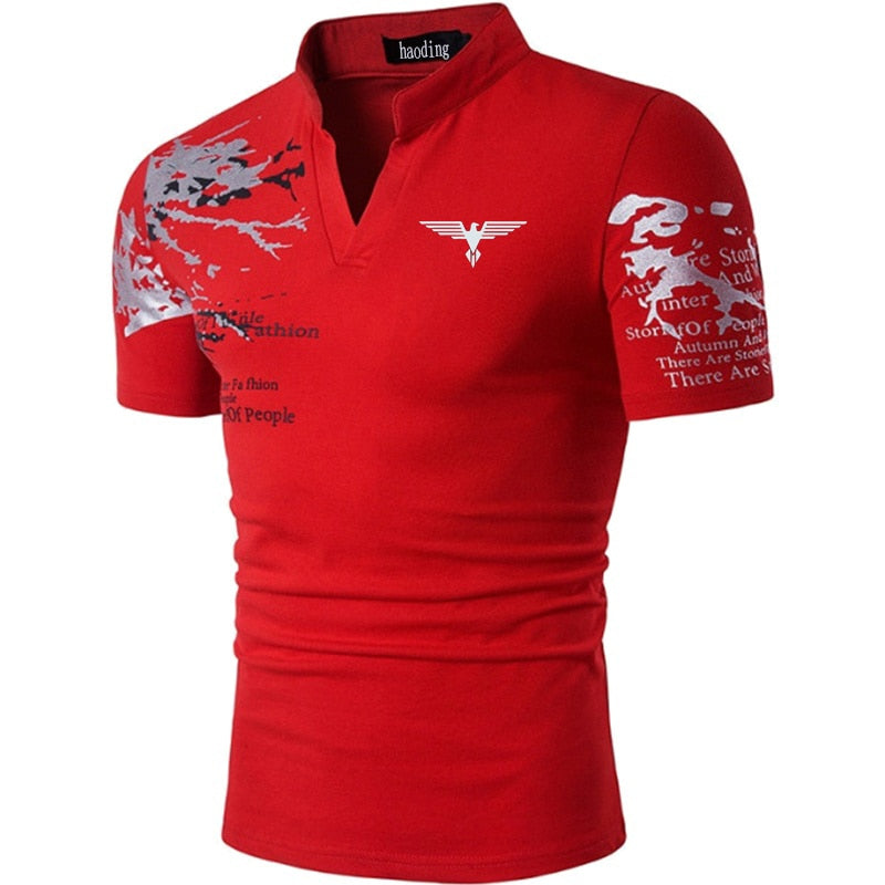 DINGSHITE New Summer Casual Polo Shirt Men Short Sleeve Business Shirt Fashion Design Tops Tees Dress Polo Shirt for Men Clothin