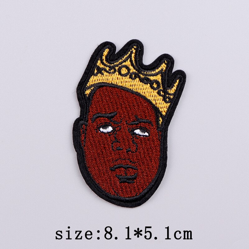 Horror Punk Embroidery Patch Iron On Patches For Clothing Embroidered Patches For Clothes Movie Role Fusible Patch Sticker Badge