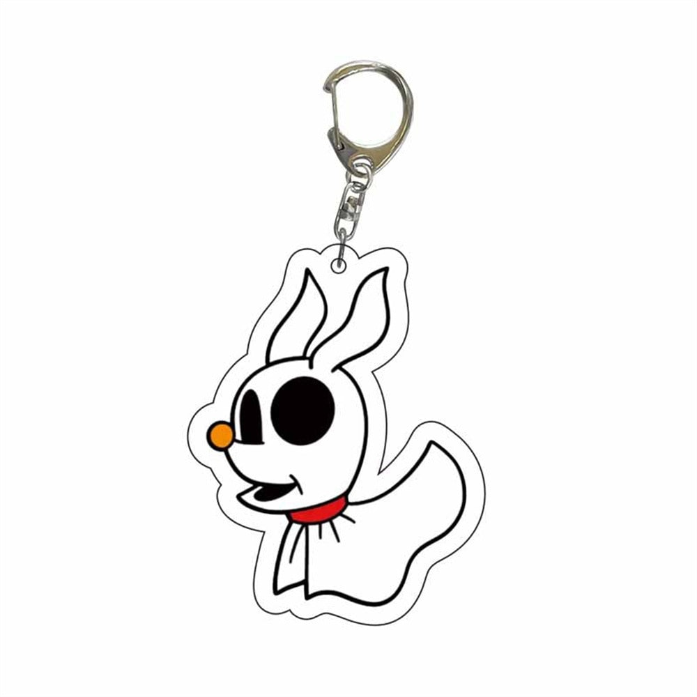 New Women Men Arcylic Keychain Horror Movie Scream Clown The Nun Ripper Acrylic Pendant Keyring Jewelry Christmas Gifts