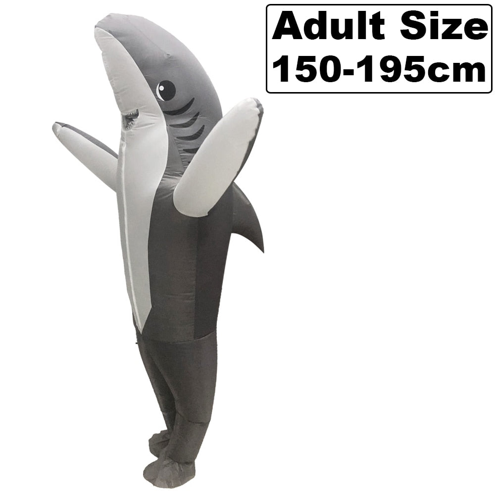 HOT Anime Dinosaur Inflatable Costume Party Mascot Alien Costumes Suit Disfraz Cosplay Halloween Costumes For Adult Kids Dress